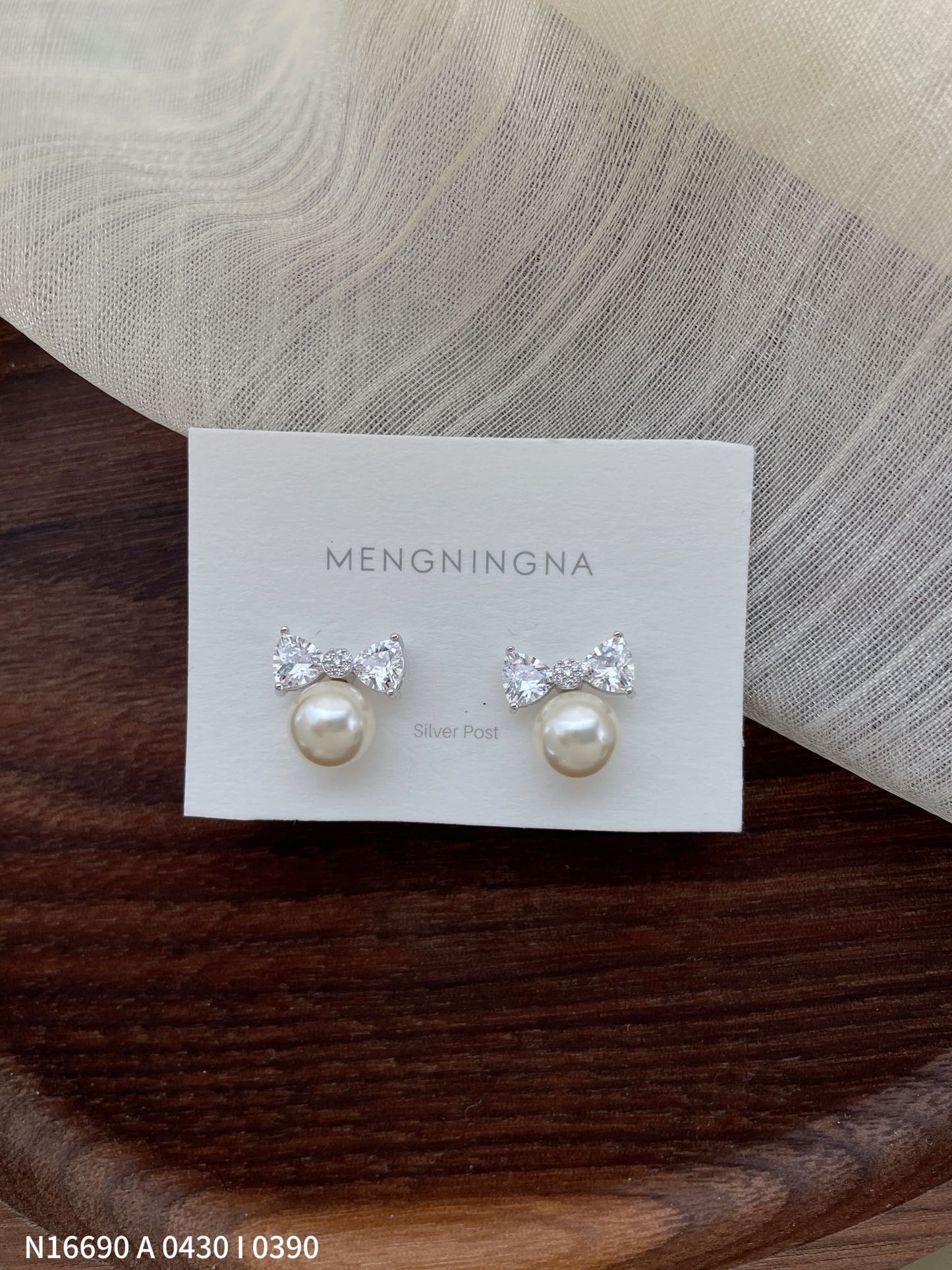 Butterfly Pearl Earrings