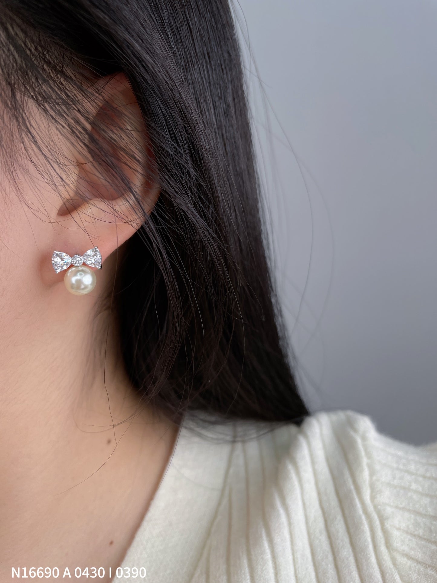 Butterfly Pearl Earrings