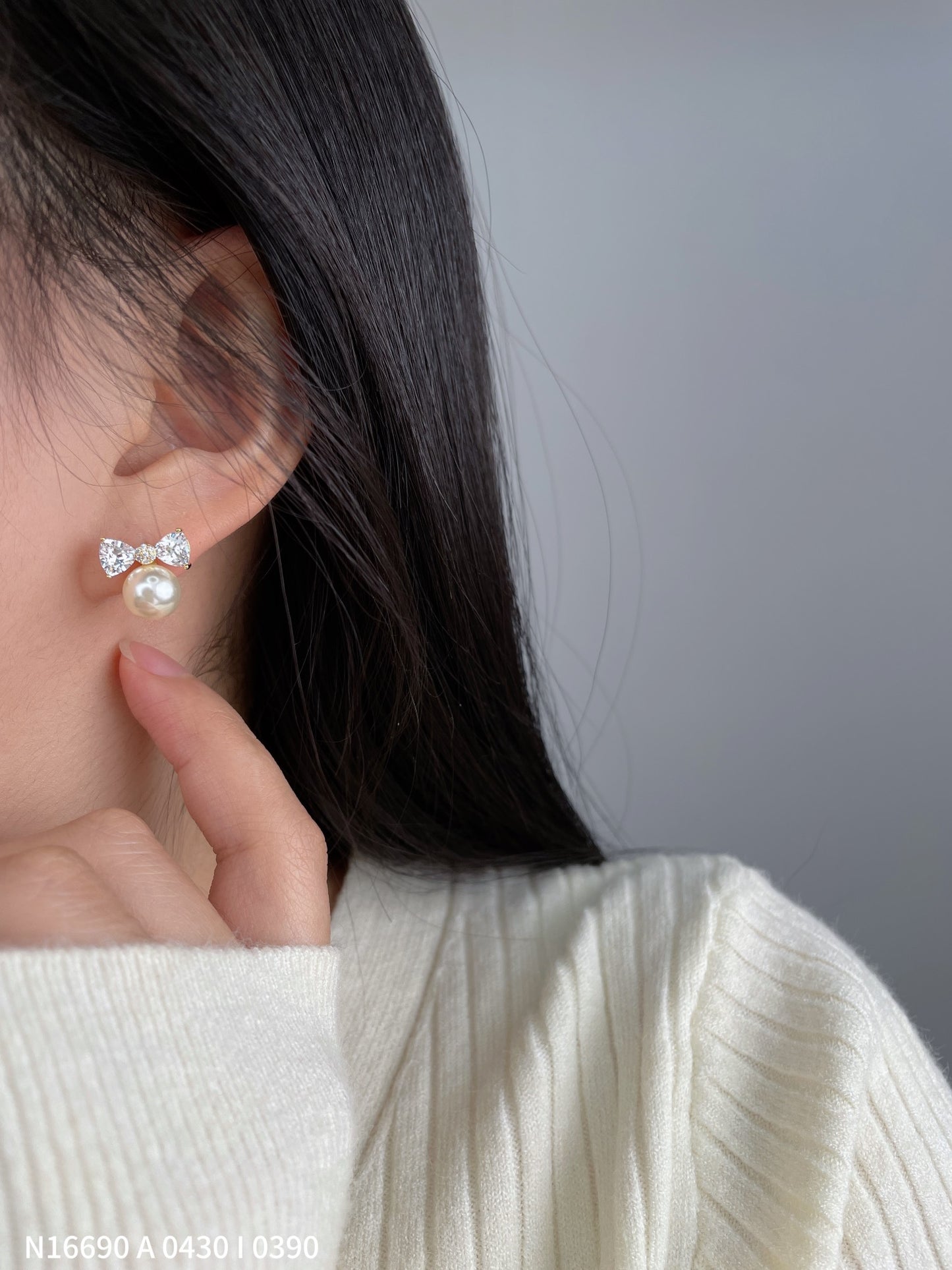 Butterfly Pearl Earrings