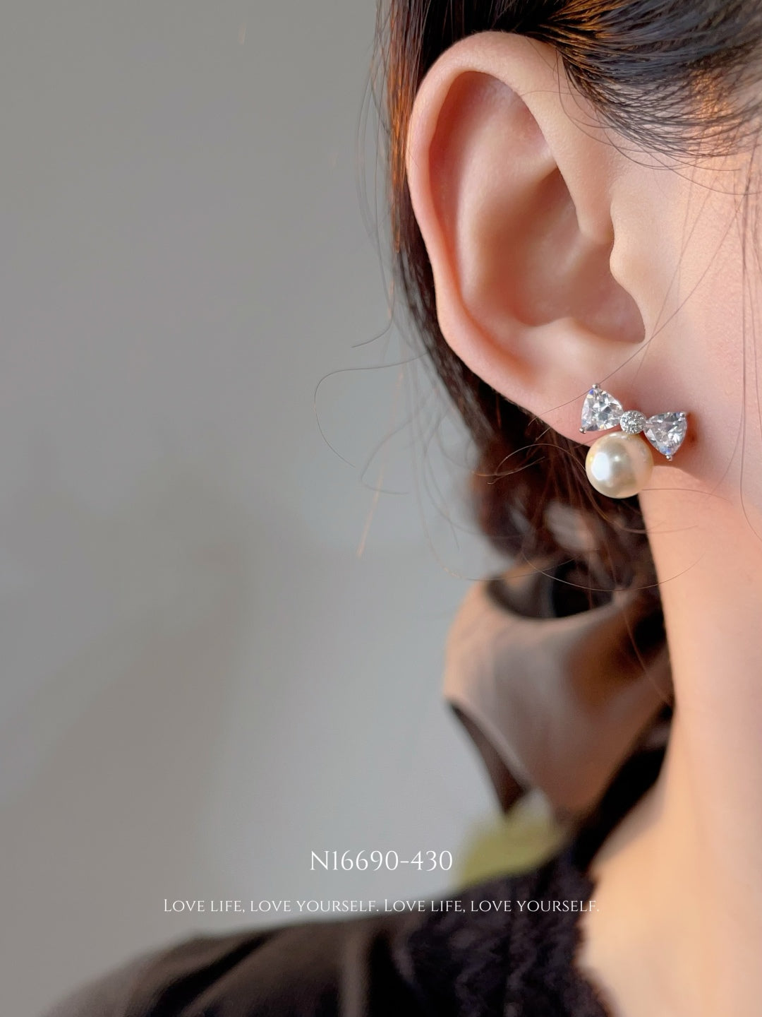Butterfly Pearl Earrings
