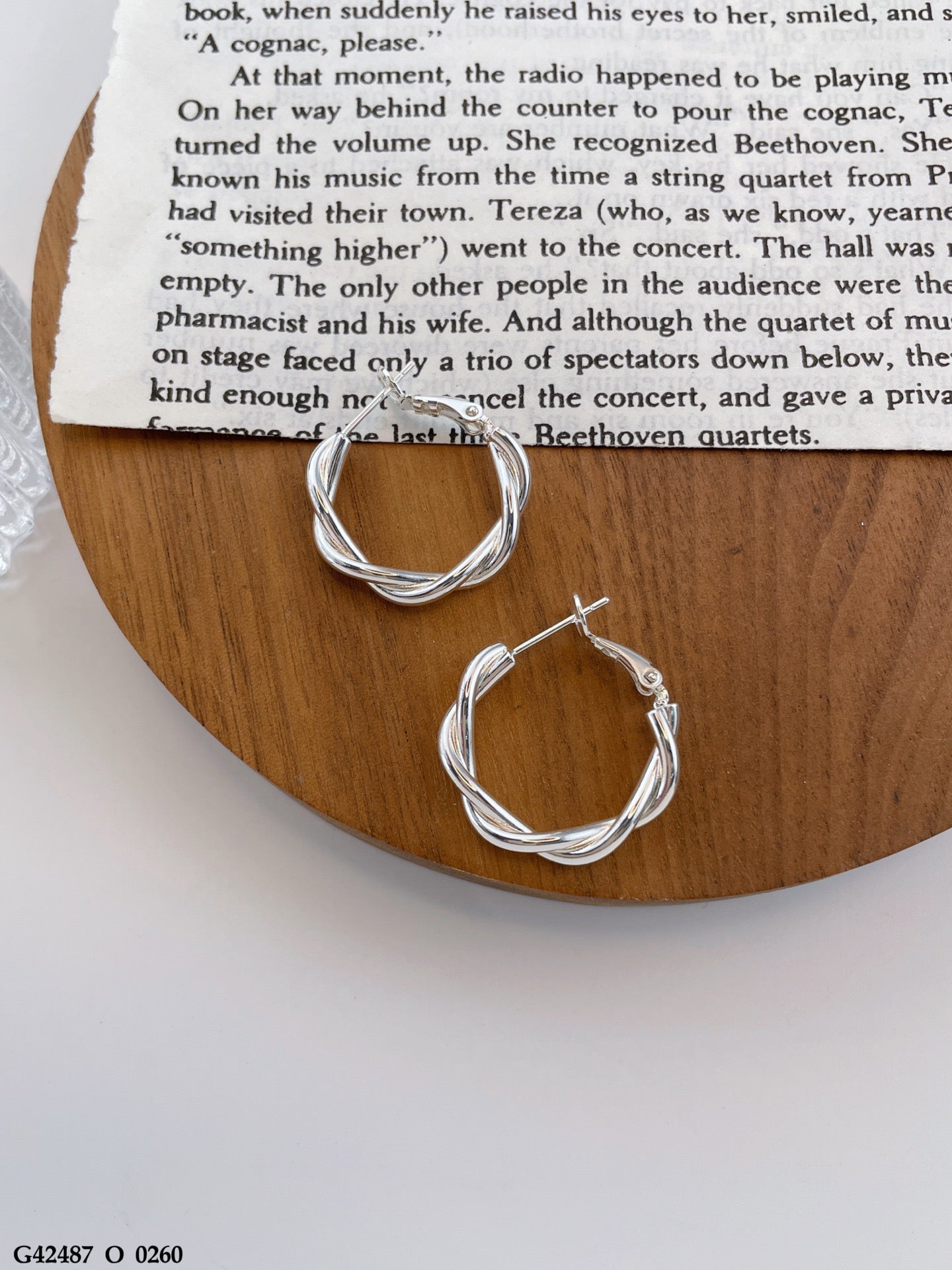 Twisted Hoop Earrings