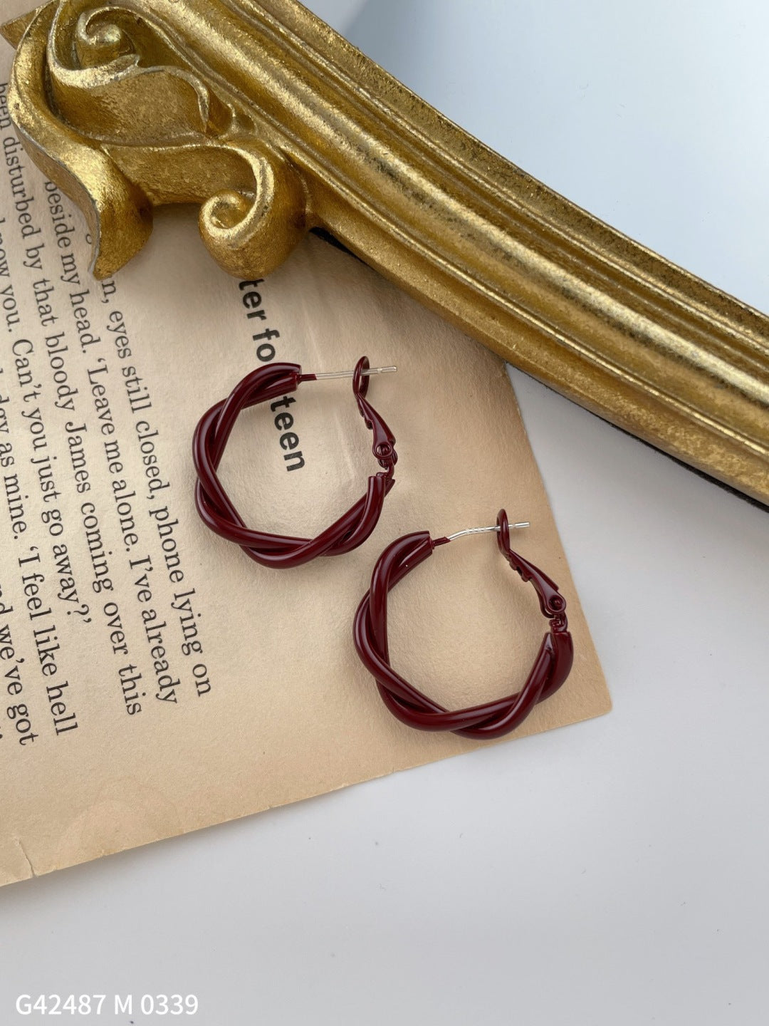 Twisted Hoop Earrings