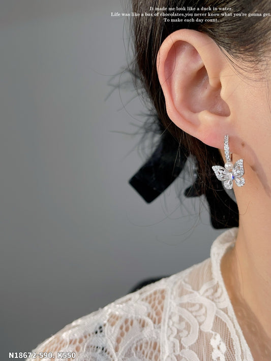 Butterfly shaped earrings