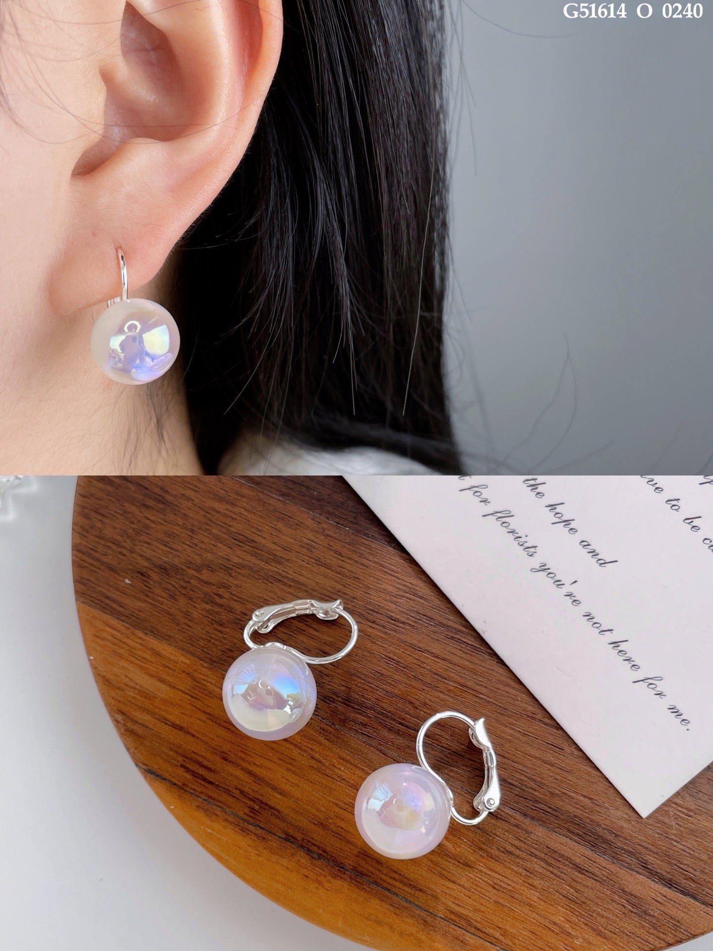 Mermaid Princess Pearl Earrings