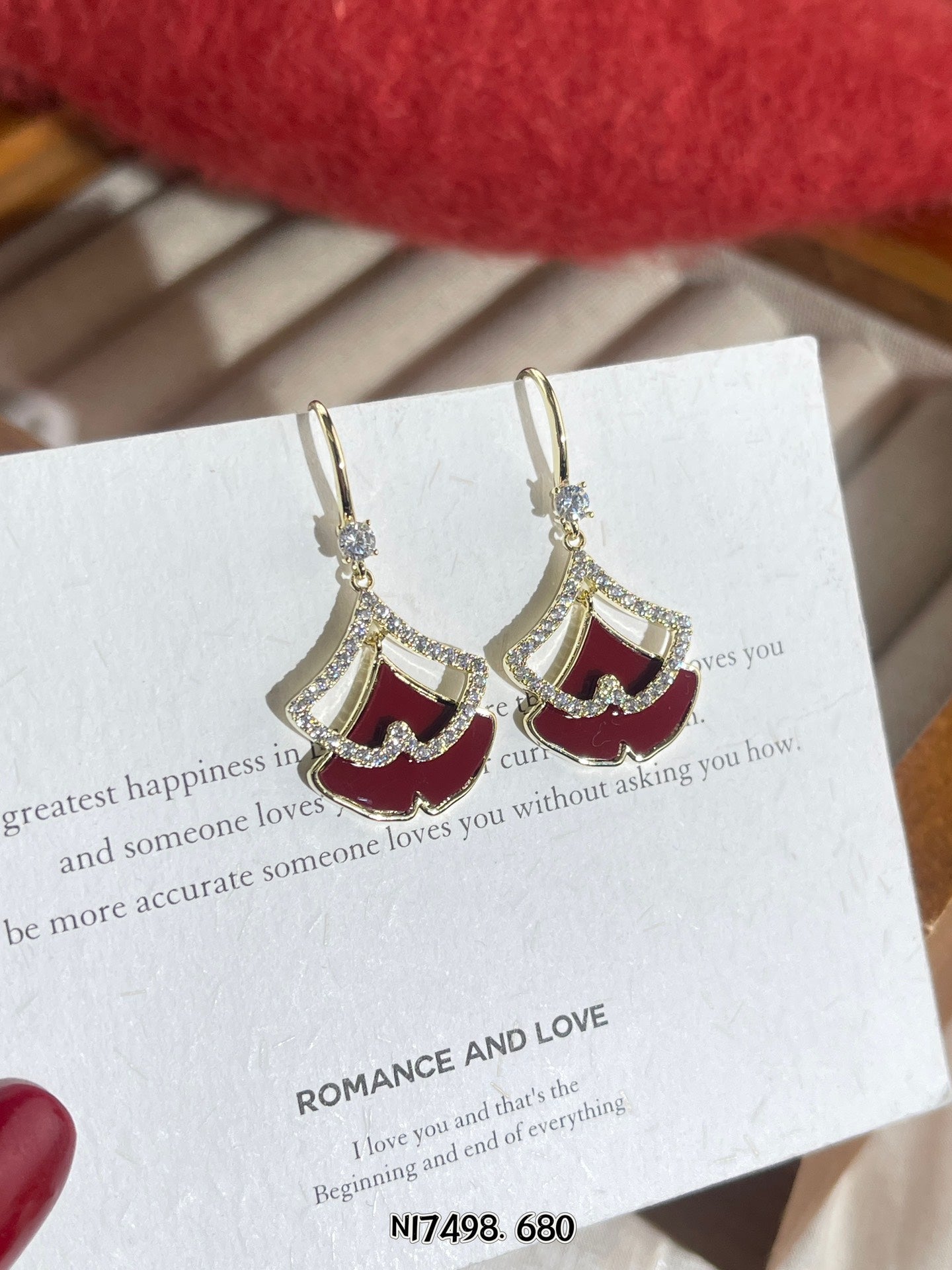 Fan Earrings