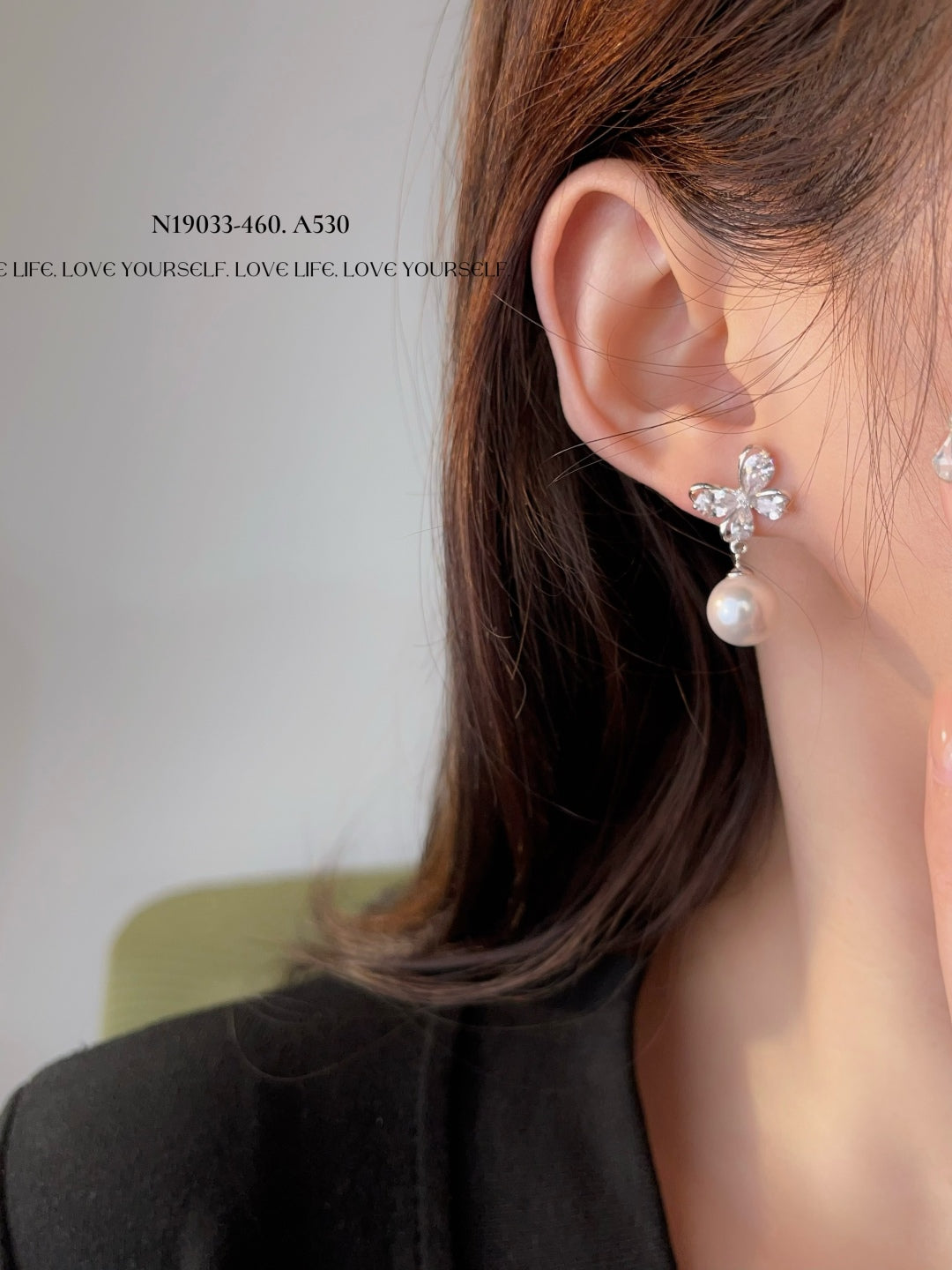Butterfly Pearl Earrings